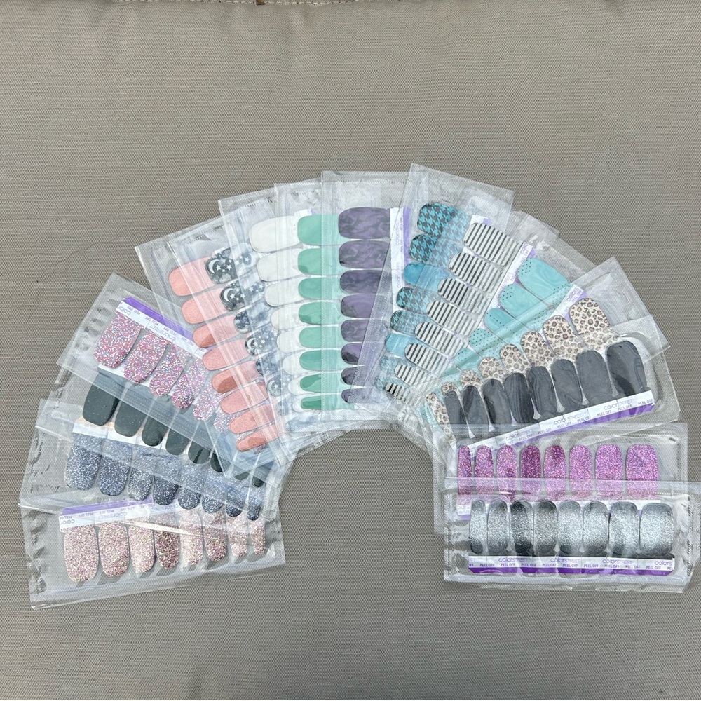 ColorStreet nail polish strips lot. 16 strips unopened without packaging